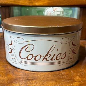 Vintage 50s GSW General Steel Wares cookies tin